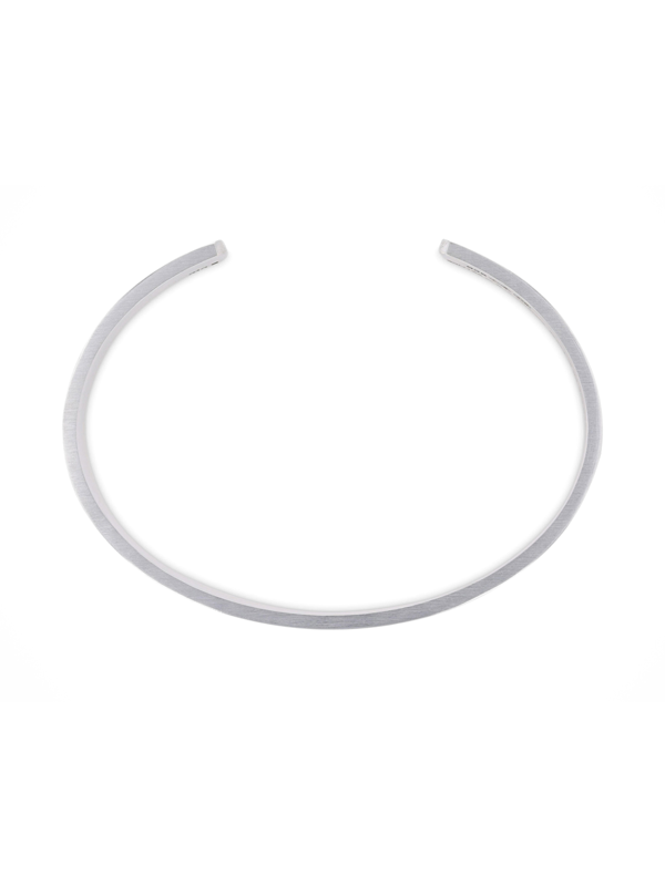 Sectioned Black Logo Bracelet