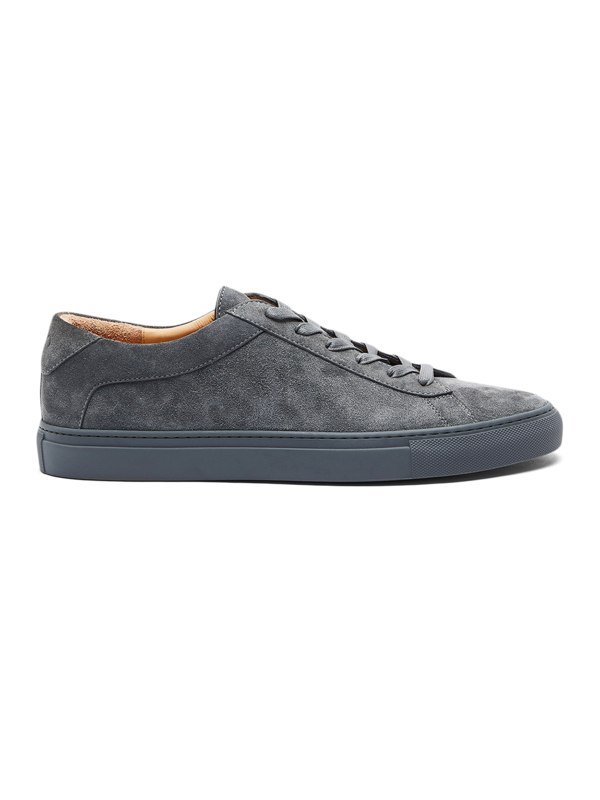 Grey Suede Capri Sneakers