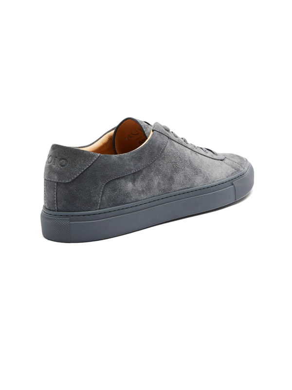 Grey Suede Capri Sneakers