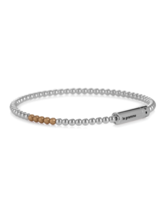 Polished Sterling Silver 11g Bead Bracelet