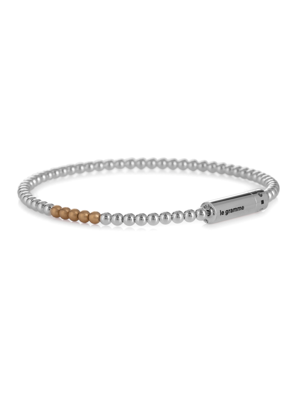 Polished Sterling Silver 11g Bead Bracelet