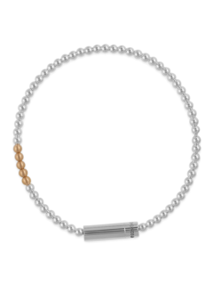 Polished Sterling Silver 11g Bead Bracelet