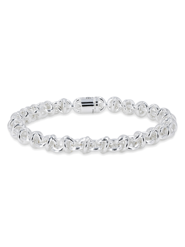 Sterling Silver Le 29g Entrelacs Polished Bracelet
