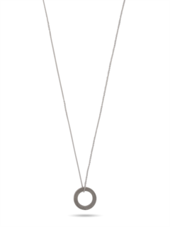 Sterling Silver Le 2.5g Disque Necklace