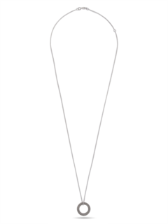 Sterling Silver Le 2.5g Disque Necklace