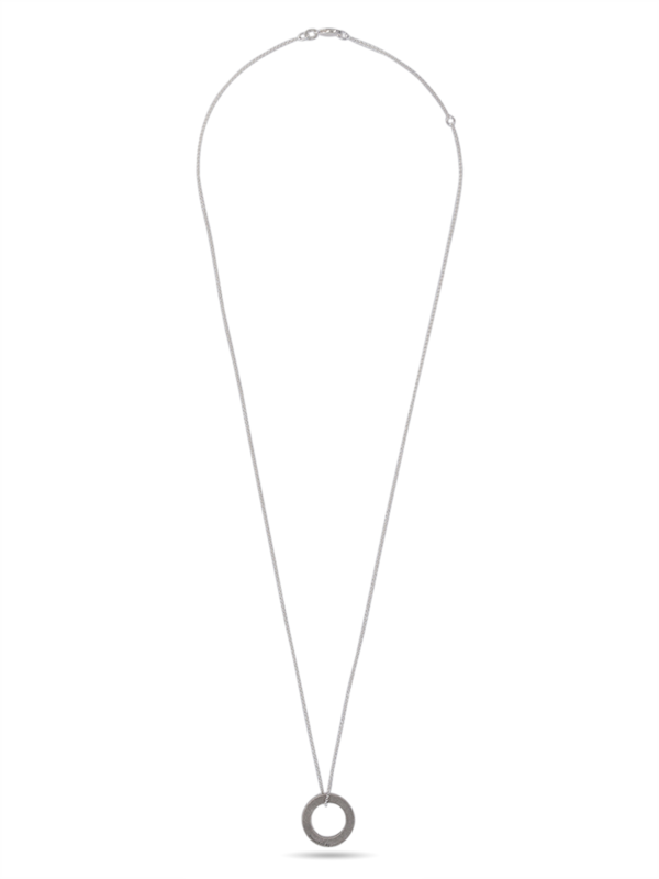 Sterling Silver Le 2.5g Disque Necklace