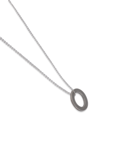 Sterling Silver Le 2.5g Disque Necklace