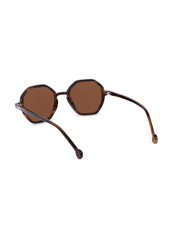 Brown Frames with Octagon Shape Sunglasses