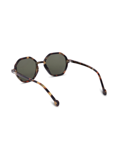 Dark Green Lenses with Octagon Shape Sunglasses