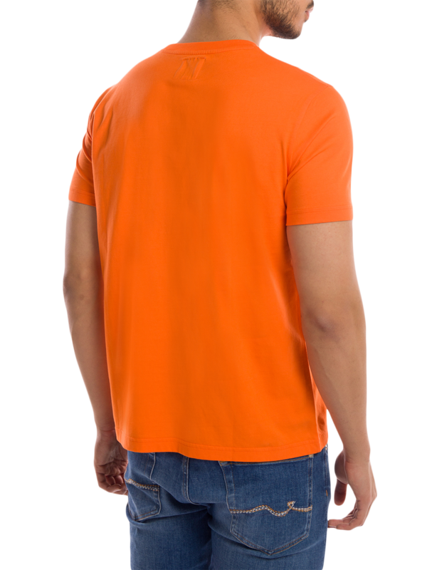 Crewneck T-Shirt with Small Patch