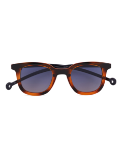 Thick-Rimmed Hazel Leopard Square Sunglasses