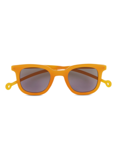 Thick-Rimmed Monochrome Square Sunglasses