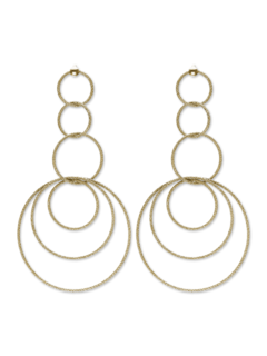 FLORENTINE FINISH MULTI LINK EARRINGS