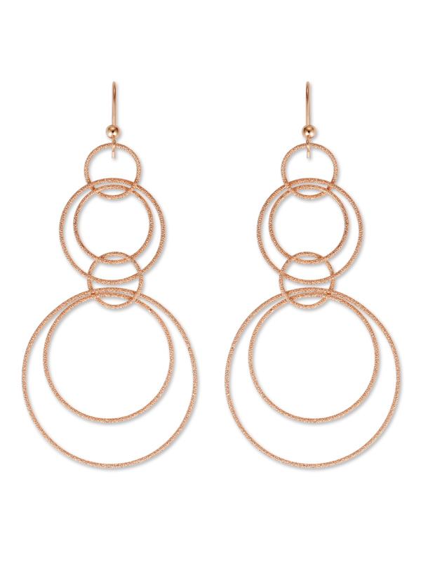 FLORENTINE FINISH MULTI LINK EARRINGS