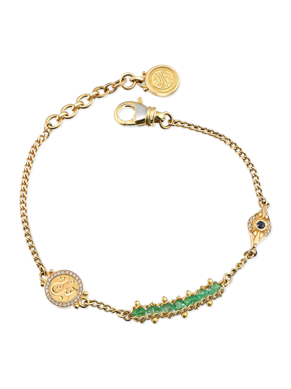 Embellished Gold Bracelet