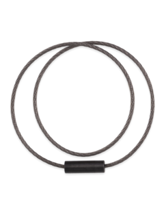 Sterling Silver Le 9g Brushed Double Turn Cable Bracelet