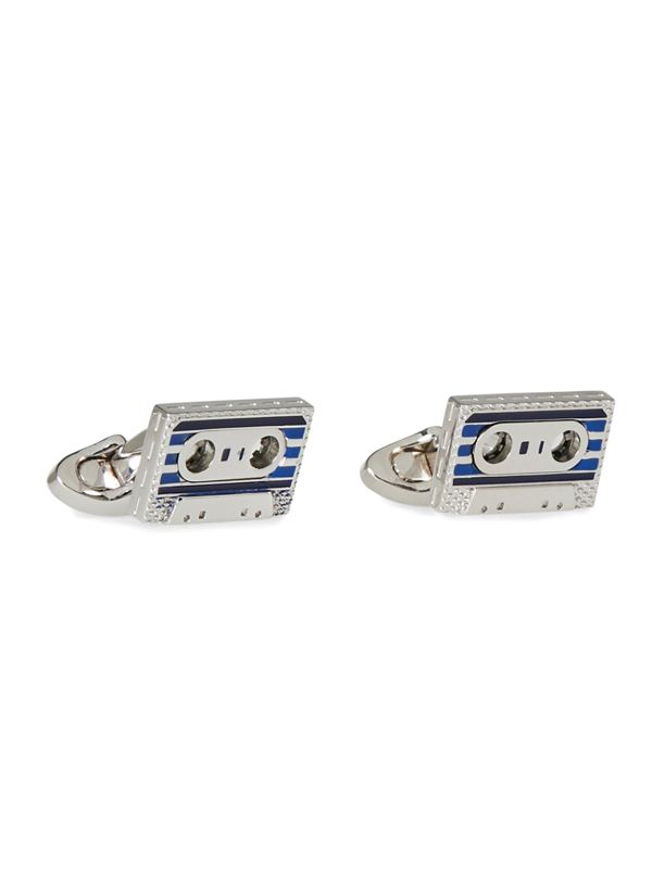 Blue Rectangular Cufflinks