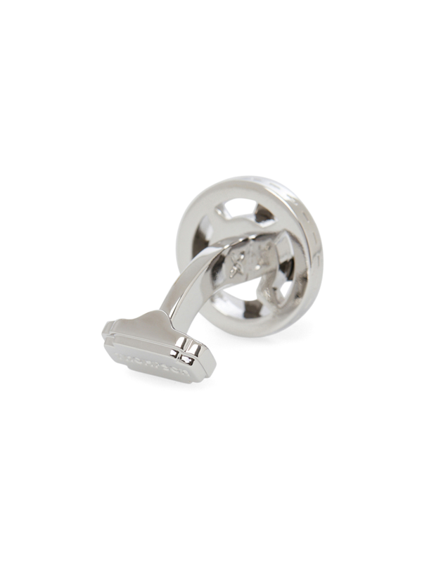 Rhodium/Blue Star Cufflinks