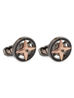 Rose Gold Metal Cufflinks