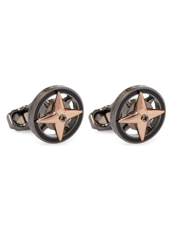 Rose Gold Metal Cufflinks