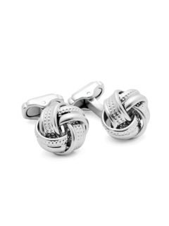 Cufflinks//Thomp/ White Bronze Plating Plain/ SilColor / Sat