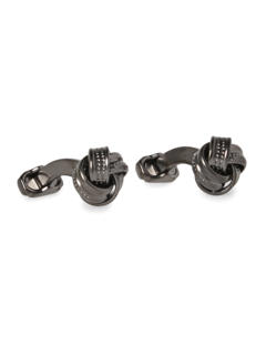 Gunmetal Intertwined Cufflinks