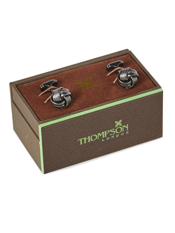 Gunmetal Intertwined Cufflinks