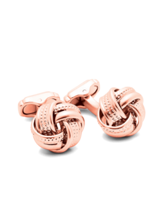 Cufflinks/Thomp/RoseGldPlated/ Plain/ Rose Gold/ Satin Finis