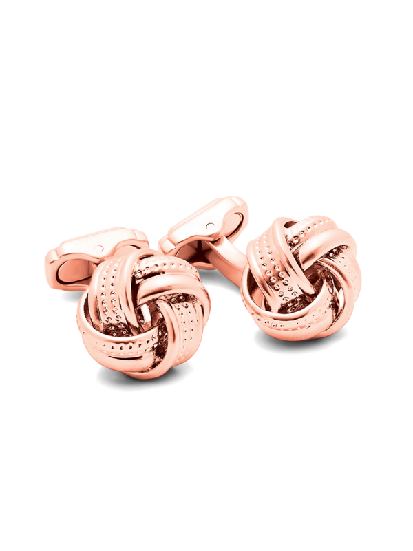 Cufflinks/Thomp/RoseGldPlated/ Plain/ Rose Gold/ Satin Finis
