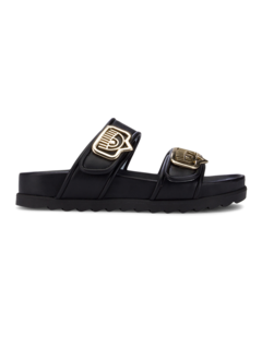DOUBLE STRAP FOOTBED SANDAL