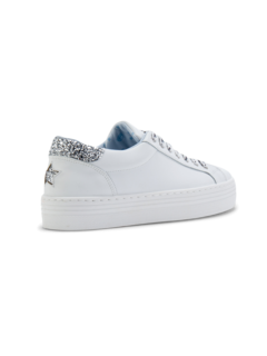 Glitter Eyestar Leather Sneakers