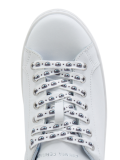 Glitter Eyestar Leather Sneakers