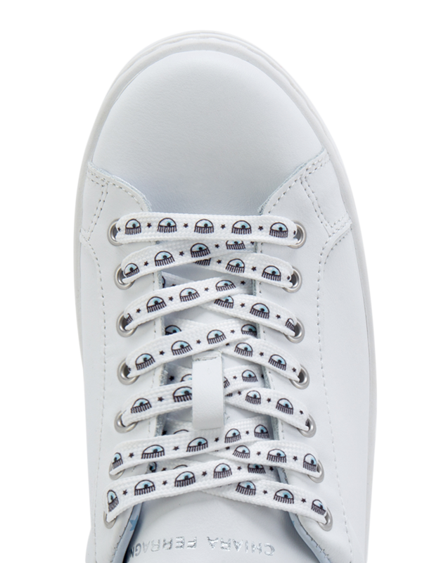 Glitter Eyestar Leather Sneakers