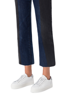 Glitter Eyestar Leather Sneakers