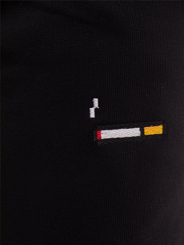 Cotton Sweatpants with Small Patch