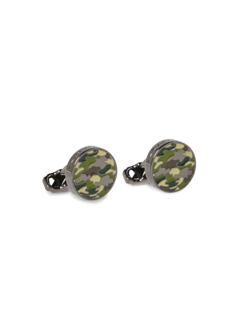 Green Camo-Style Cufflinks