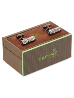 Men Gunmetal Cufflinks