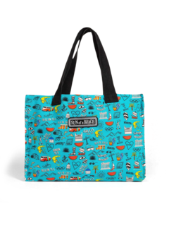 Greece I Love You Tote Beach Bag