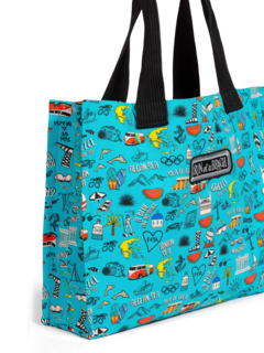 Greece I Love You Tote Beach Bag