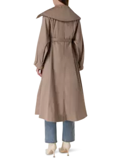 معطف واق من المطر بحزام