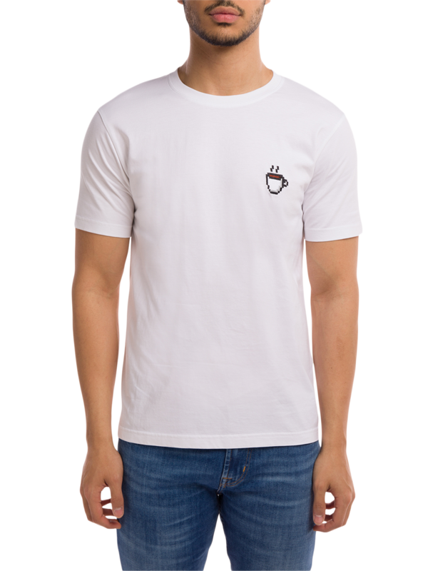 Crewneck T-Shirt with Small Patch