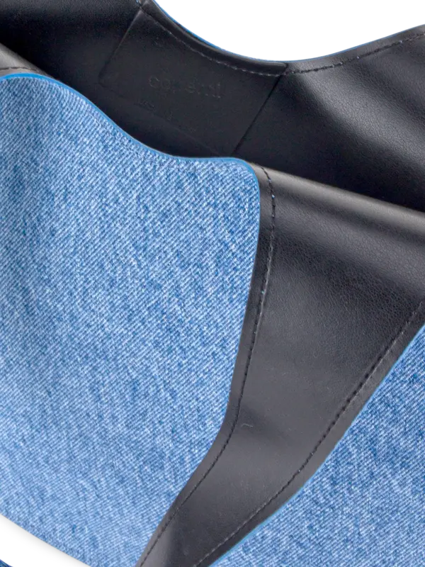 Denim Mini Heart Tote Bag