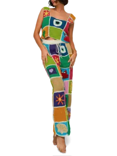 Crochet Patchwork Pants