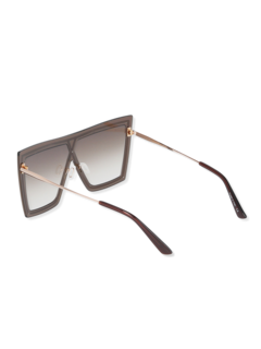 Silver/Grey Angular Sunglasses