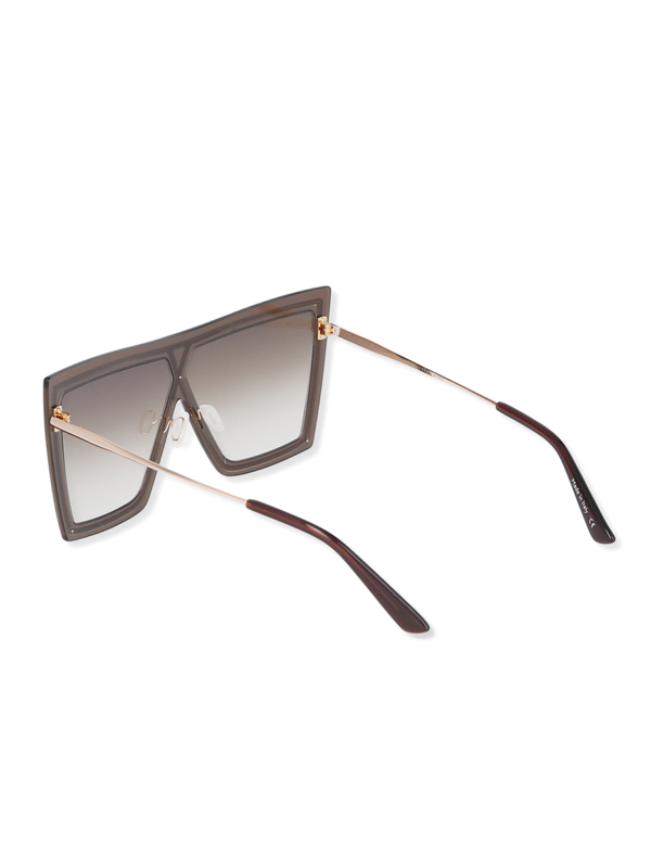 Silver/Grey Angular Sunglasses