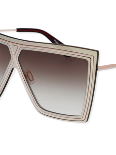 Silver/Grey Angular Sunglasses