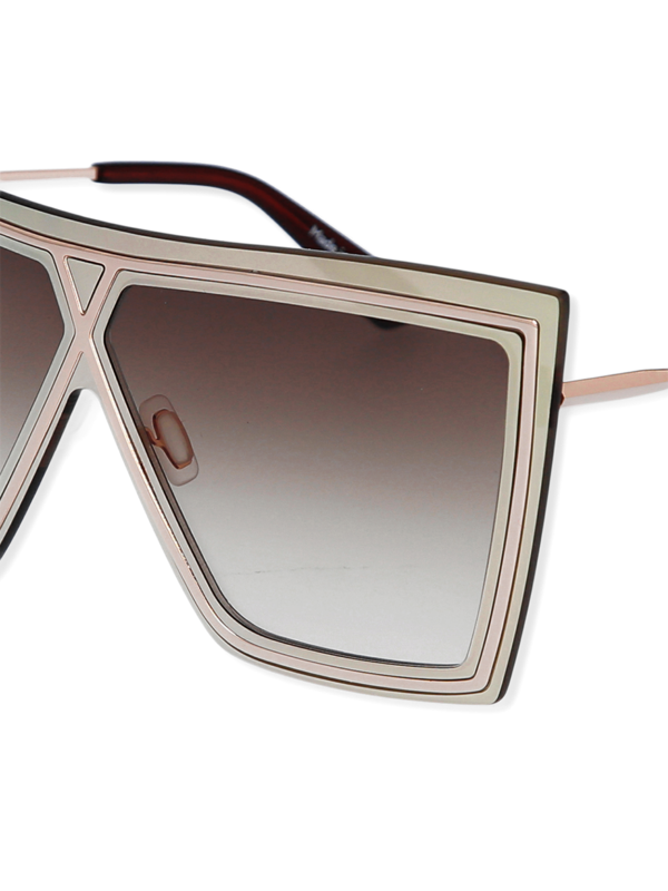 Silver/Grey Angular Sunglasses