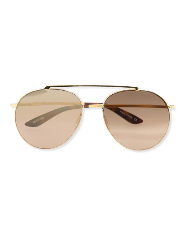 Gold/Brown Aviator Sunglasses