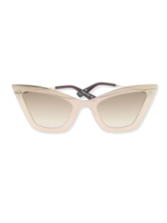 Brown/Gold Oversized Sunglasses