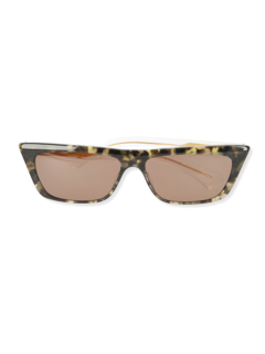 Brown/Tortoiseshell Trapeze Sunglasses